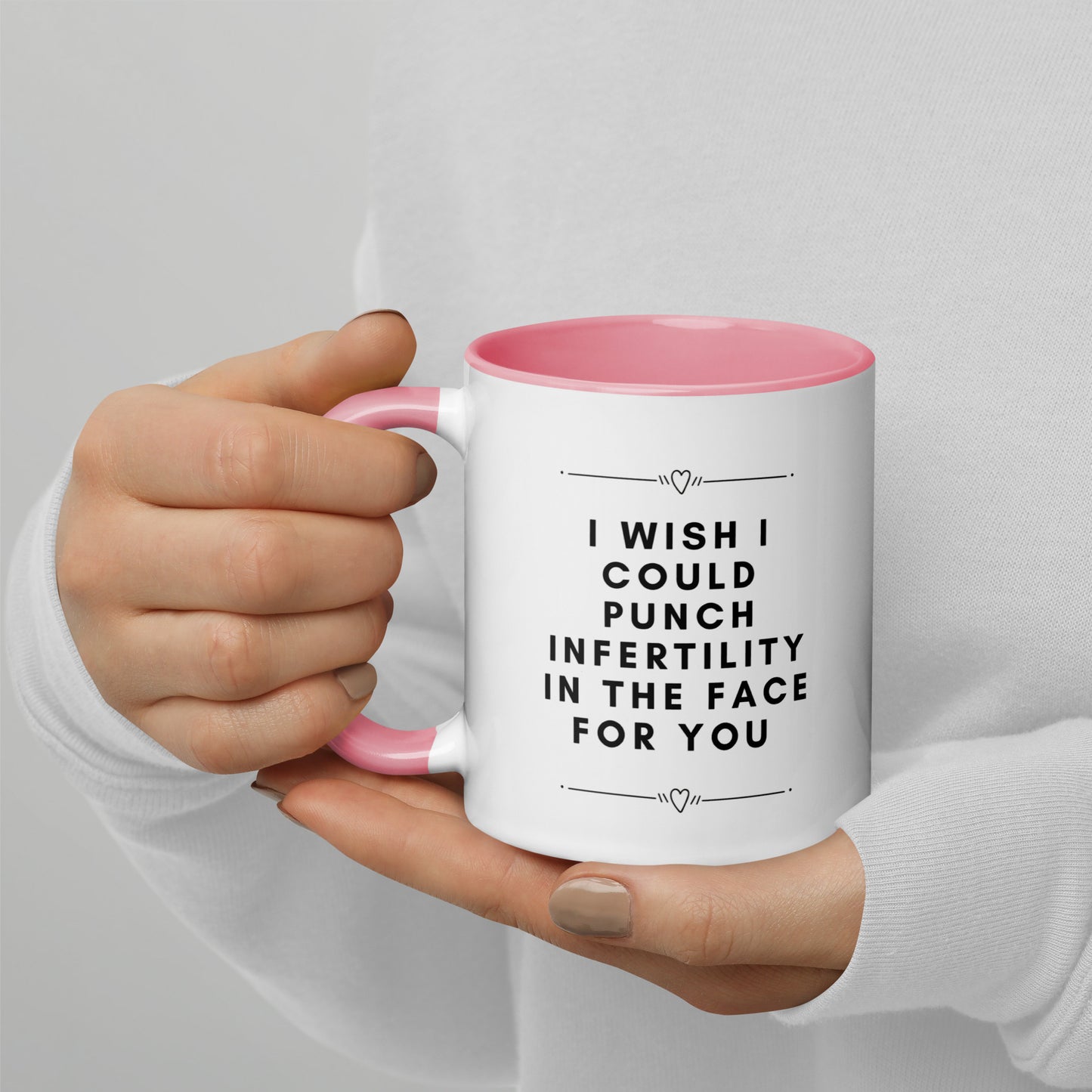 Punch infertility ivf infertility fertility inspired cup mug gift