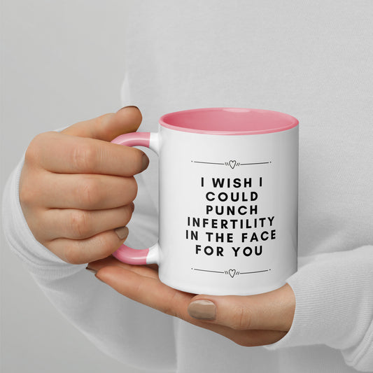 Punch infertility ivf infertility fertility inspired cup mug gift