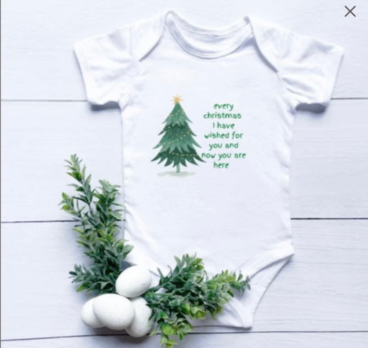 xmas christmas festive babygrow baby 