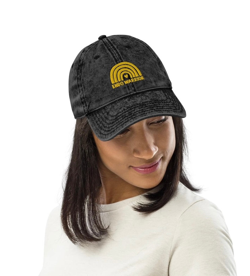 Endo warrior endometriosis awareness cap