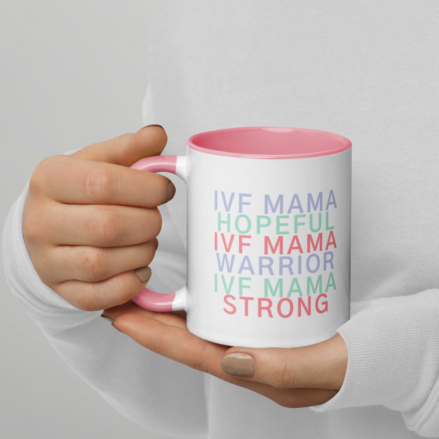 IVF affirmations ivf journey mama warrior strong gift cup