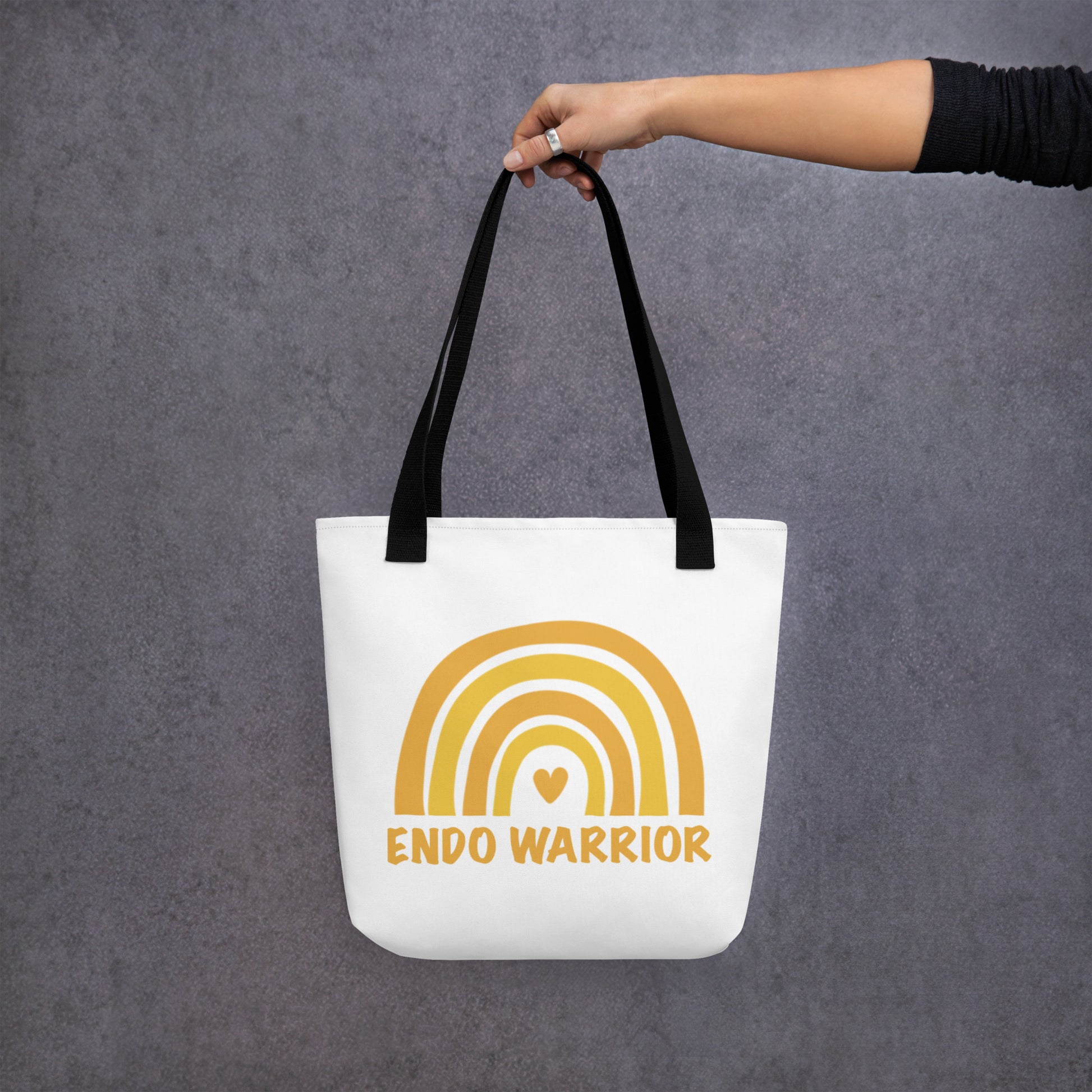 Endo warrior endometriosis reusable tote bag 