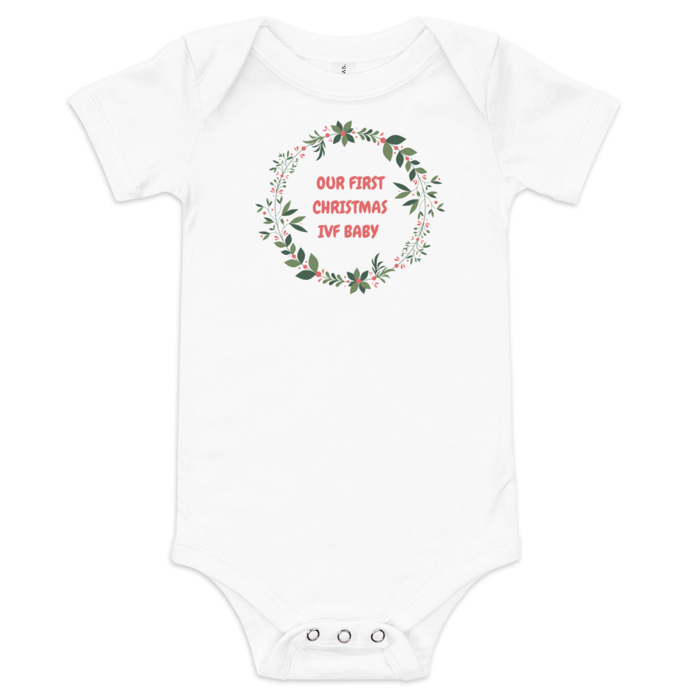 xmas festive baby babygrow