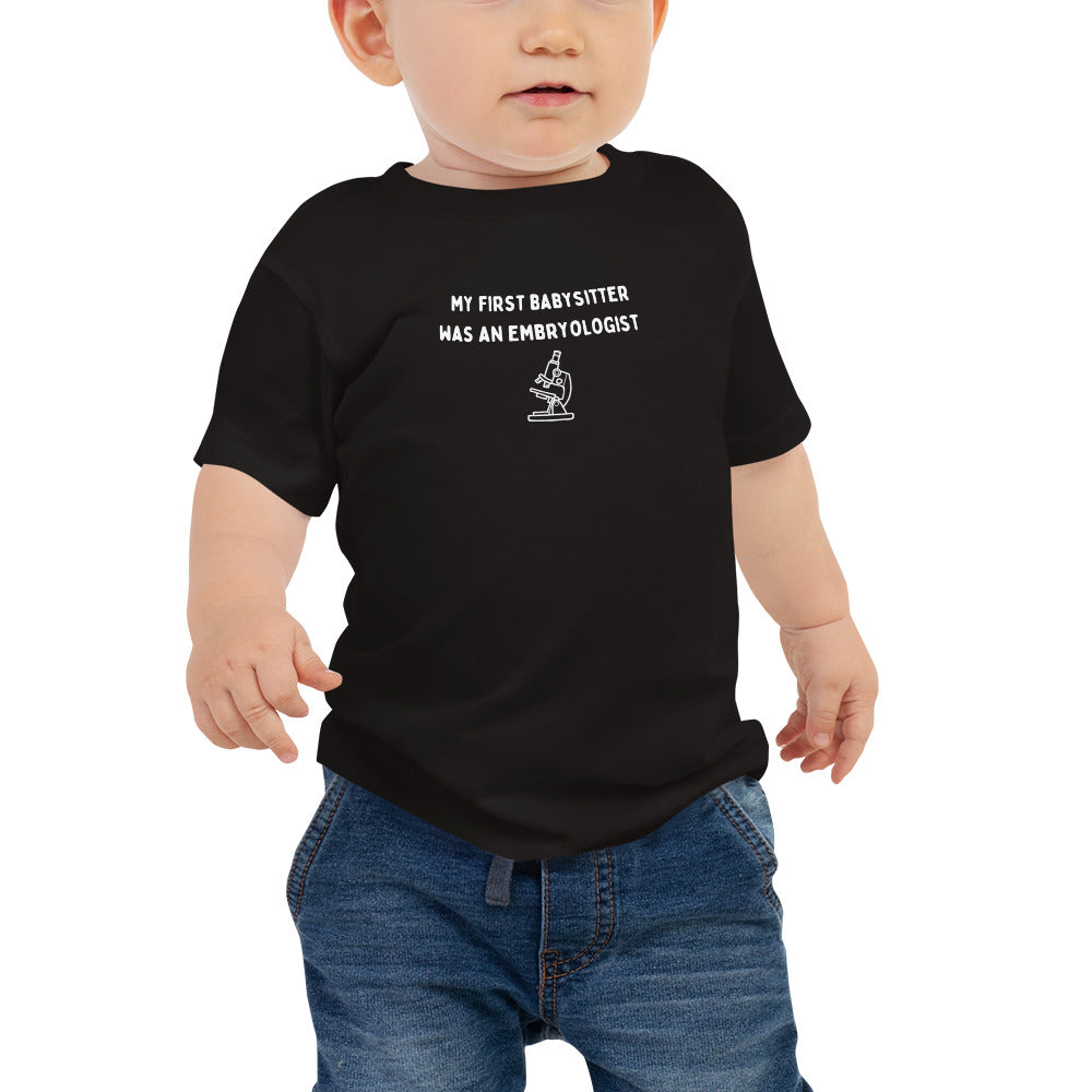 Embryo embryologist ivf success story gift T-shirt in vitro child kid toddler ivf mama mum family 