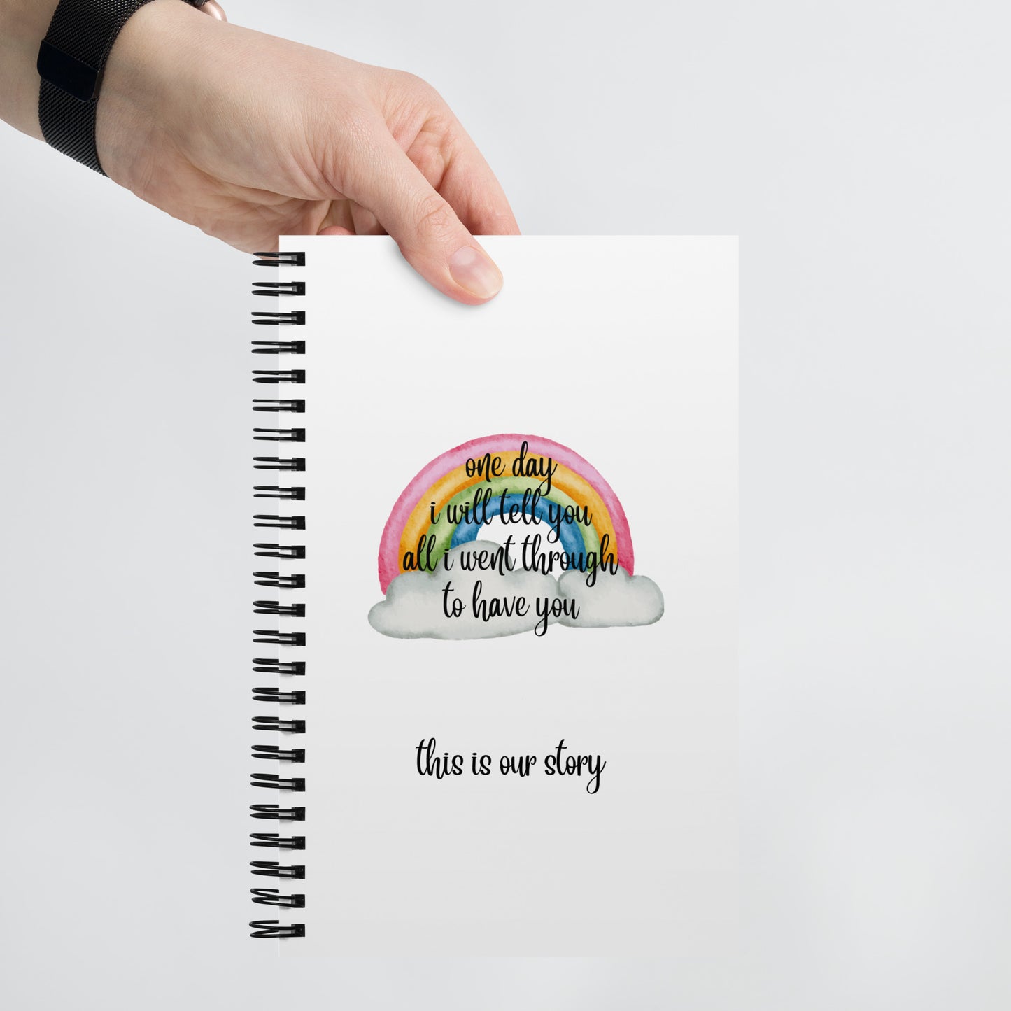 Notebook rainbow Smbc single mum by choice solo mama 