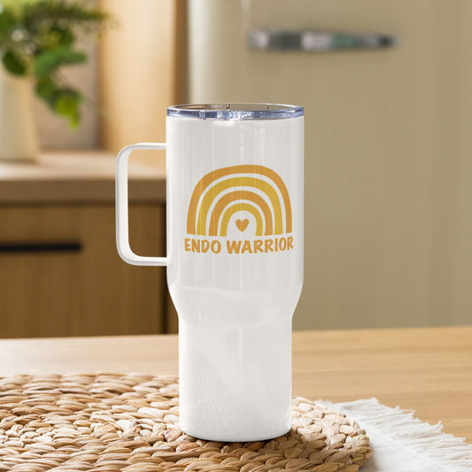 Endo warrior travel mug cup endometriosis gift support for her 