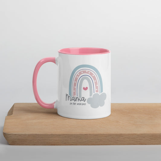 Rainbow inspired rainbow mama mum baby  mama in the making cup mug gift 