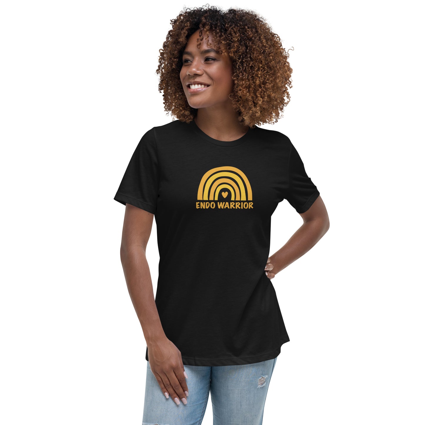 Endo warrior endometriosis Women's  T-Shirt - available in black or white