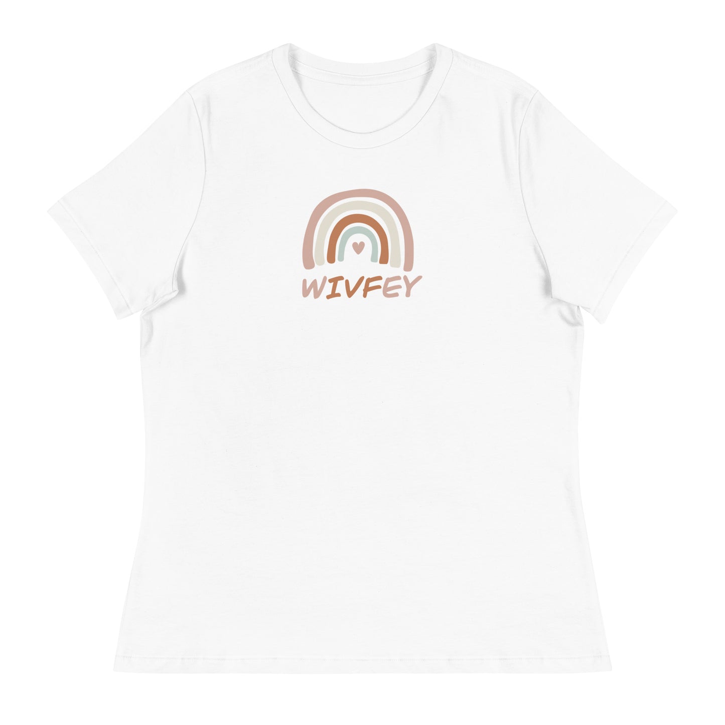 Wivfey ivf journey inspired Women's white T-Shirt gift for fertility